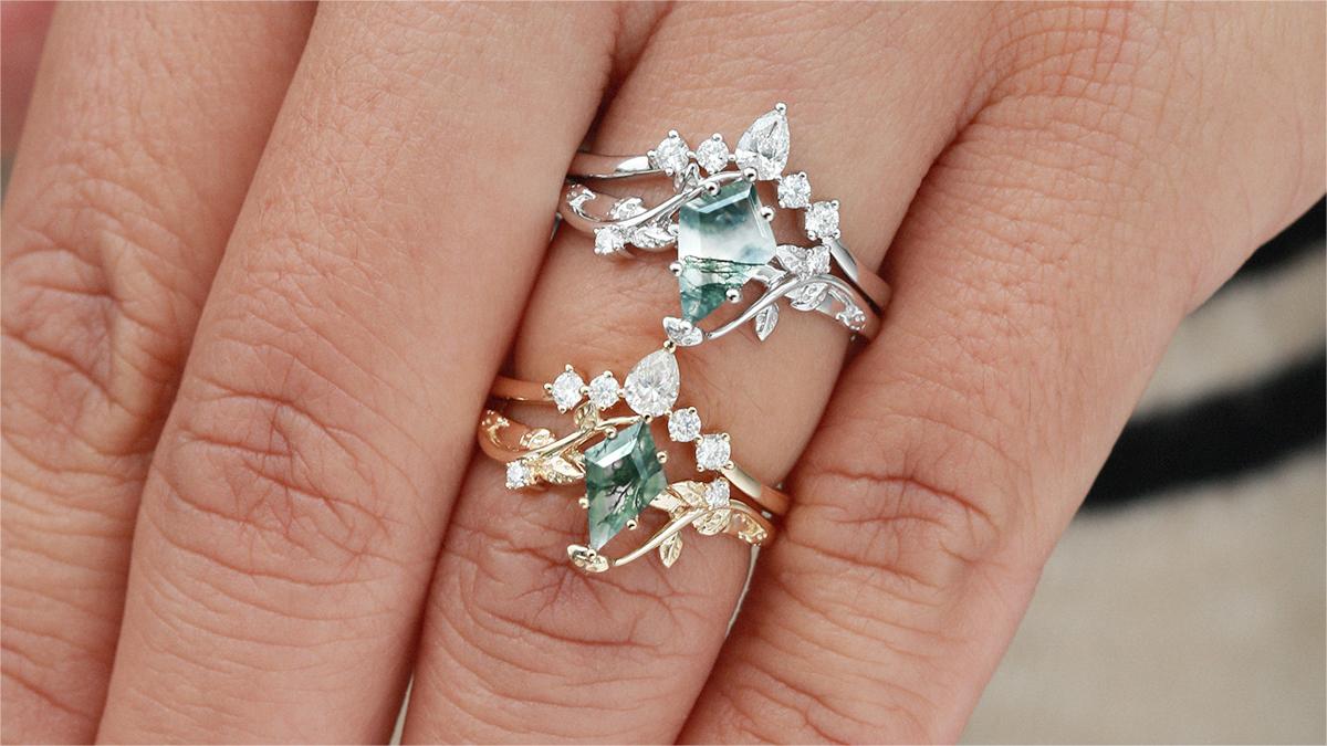 What Makes Moss Agate Engagement Rings Exceptional Symbols of Commitment?
