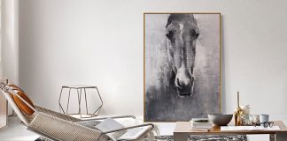 How to Purchase Large Abstract Horse Painting